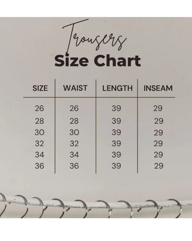 Aahwan Women's Loose High Rise Trouser