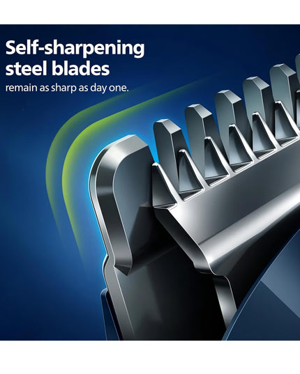 PhilipsIndia's No.1 Men's Trimmer| Pro BeardSense Technology| 15-in-1 Pro Kit - Face, Body & Private Parts| Premium All Metal BodyI 3 Year WarrantyI 120min RuntimeI 5min Quick Charge MG9551/65